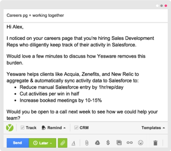 online dating first email example